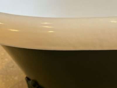 Enamelled Cast Iron Bath Tub Repair Scaled | Spot the repair challenge!