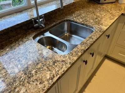 Granite Sink Large Crack Repair Scaled | Polished and finished