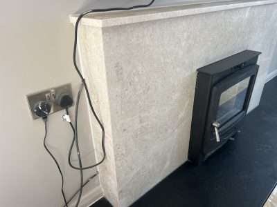 Marble Fireplace Surround Crack Repair Scaled | Clients were very happy!
