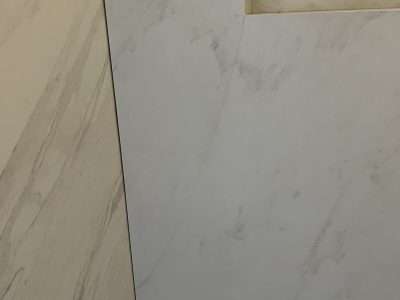 Shower Wall Porcelain Tile Crack Repair Scaled | Closer view