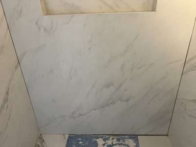 Shower Wall Porcelain Tile Crack Repair Scaled | And polished